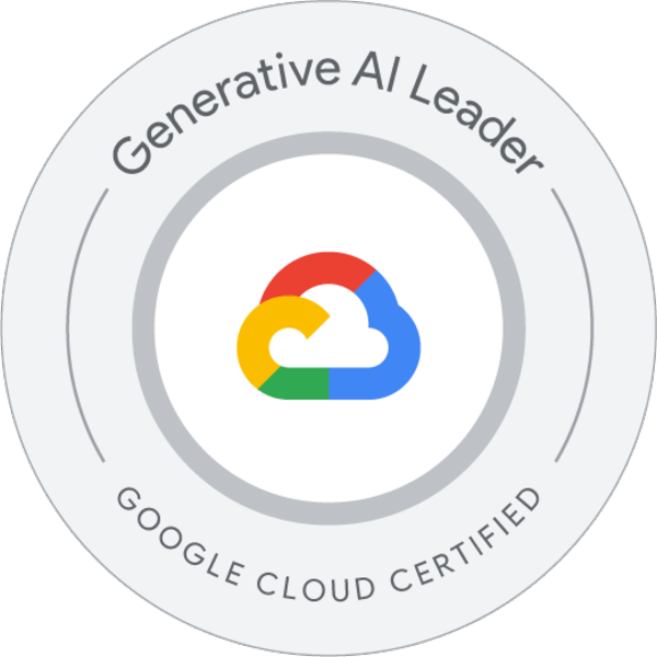 Google Cloud Certified - Generative AI Leader badge